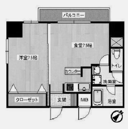 物件○○の間取り図