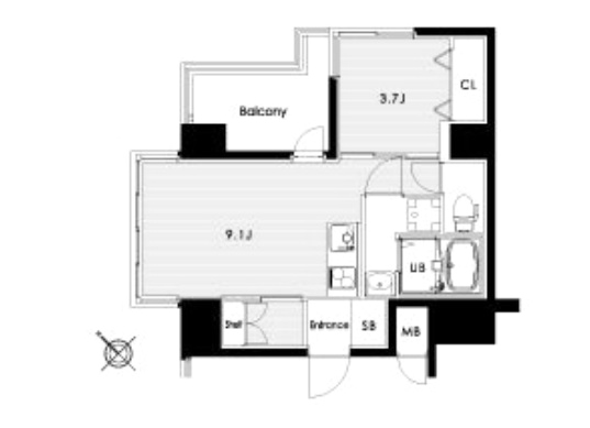 物件○○の間取り図