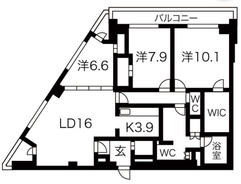 物件○○の間取り図