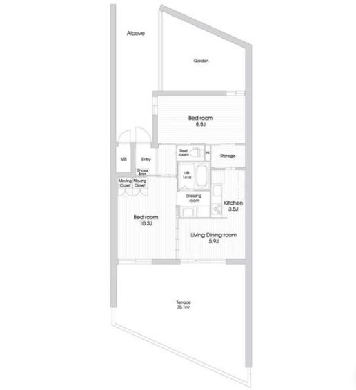 物件○○の間取り図