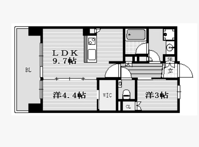 物件○○の間取り図