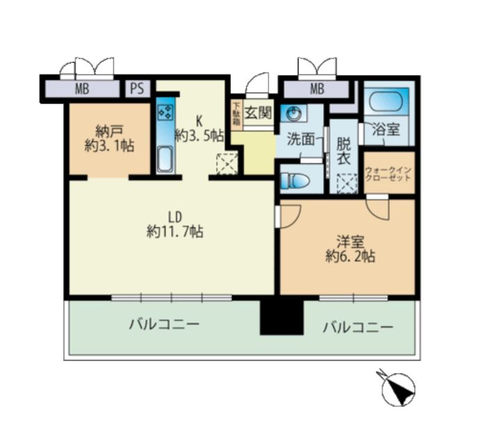 物件○○の間取り図