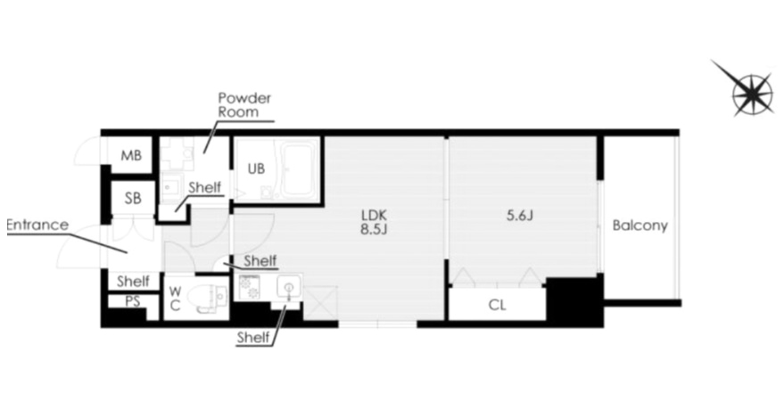 物件○○の間取り図