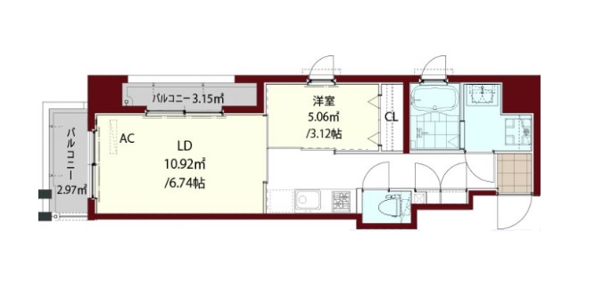 物件○○の間取り図