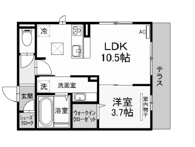 物件○○の間取り図