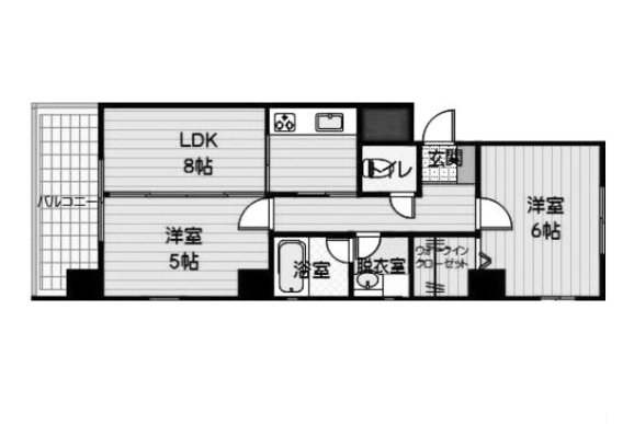 物件○○の間取り図