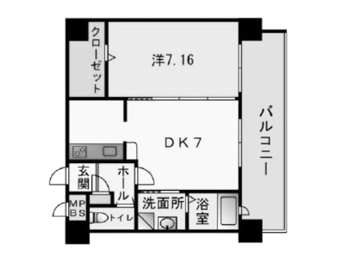 物件○○の間取り図