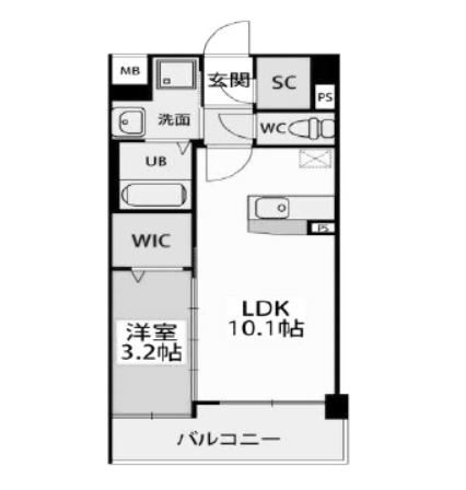 物件○○の間取り図