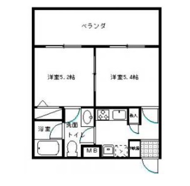 物件○○の間取り図