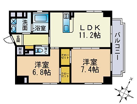 物件○○の間取り図