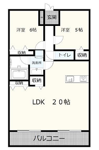 物件○○の間取り図