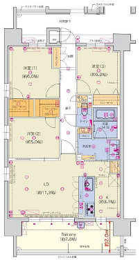 物件○○の間取り図