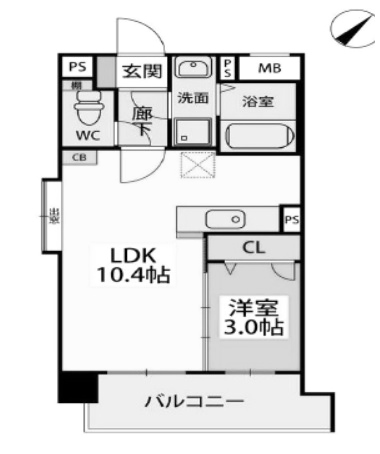 物件○○の間取り図