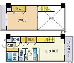 物件○○の間取り図