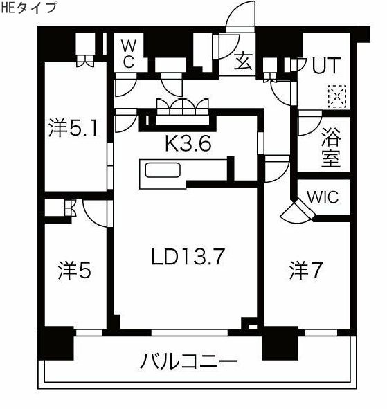 物件○○の間取り図