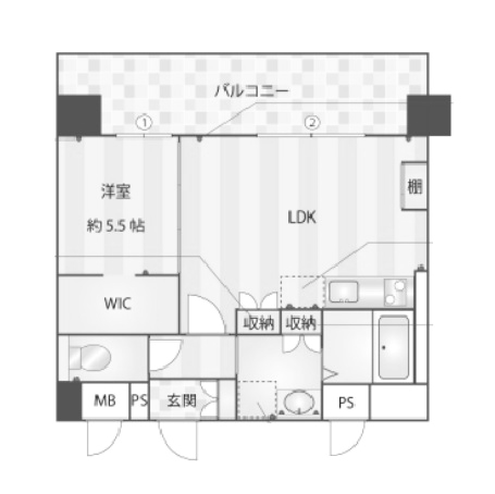 物件○○の間取り図