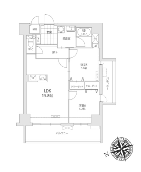 物件○○の間取り図