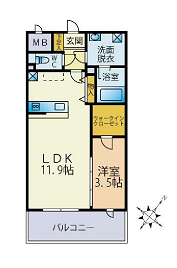 物件○○の間取り図