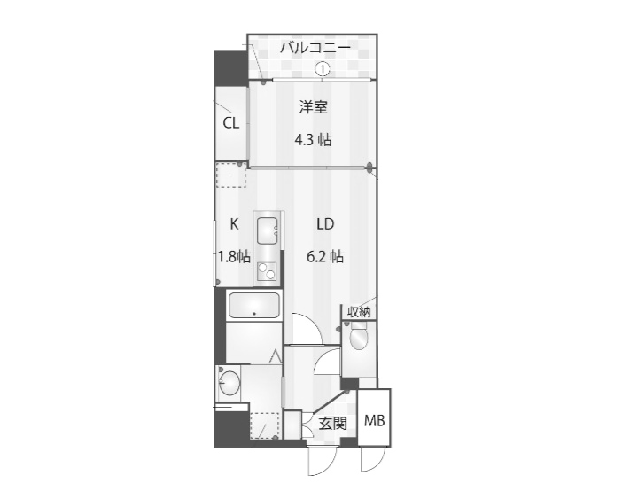 物件○○の間取り図