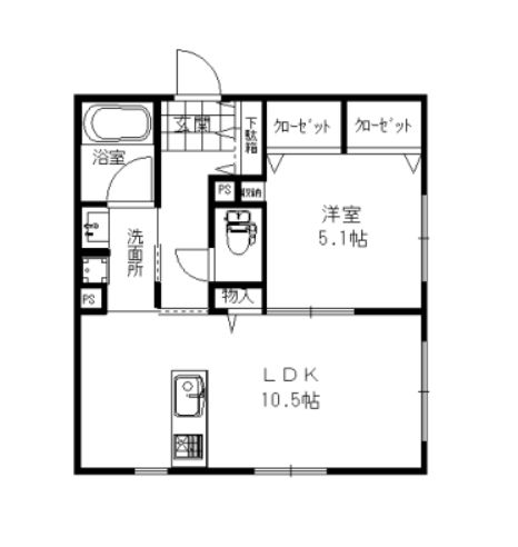 物件○○の間取り図