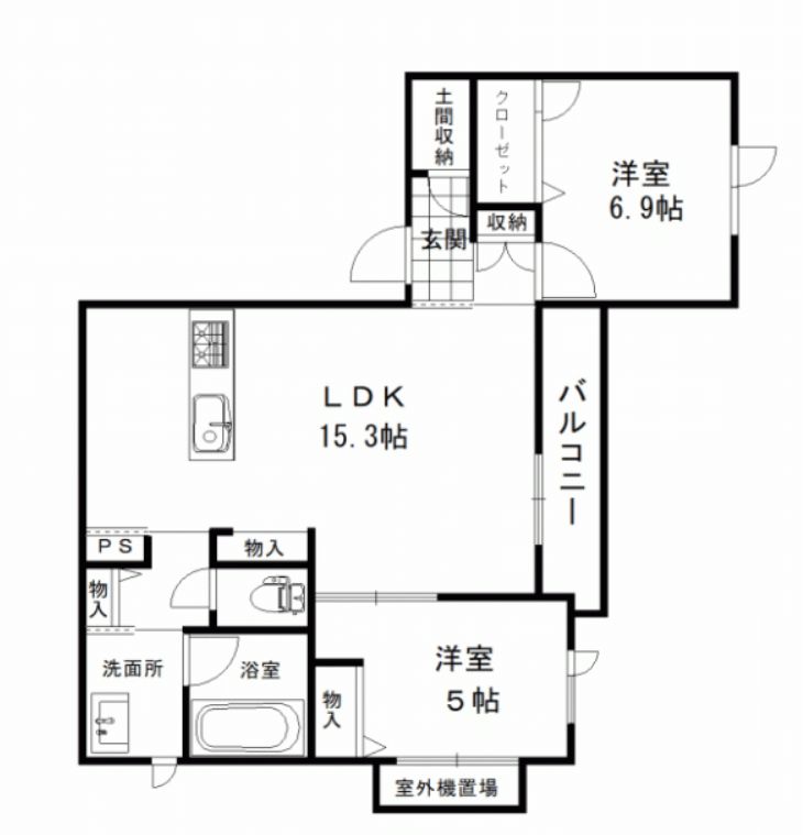 物件○○の間取り図