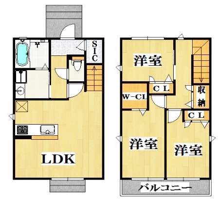 物件○○の間取り図