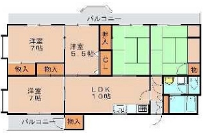 物件○○の間取り図