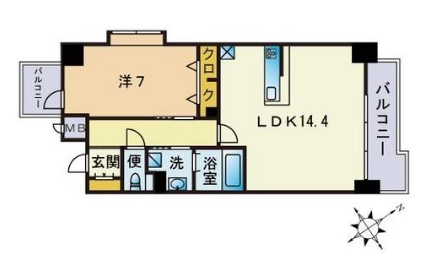 物件○○の間取り図