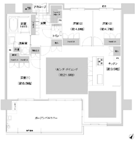 物件○○の間取り図