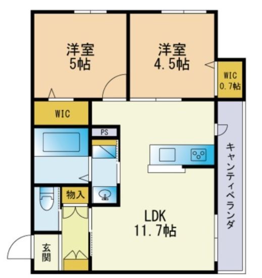 物件○○の間取り図