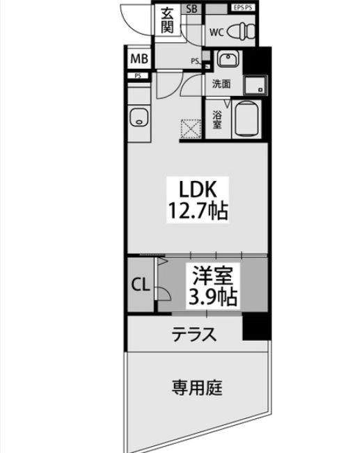 物件○○の間取り図