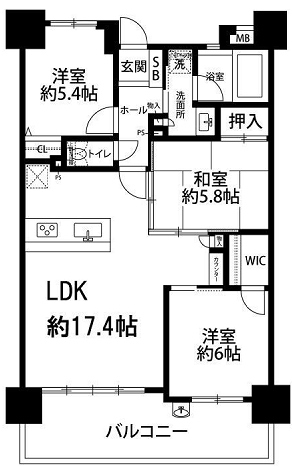 物件○○の間取り図