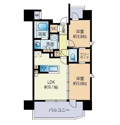 物件○○の間取り図