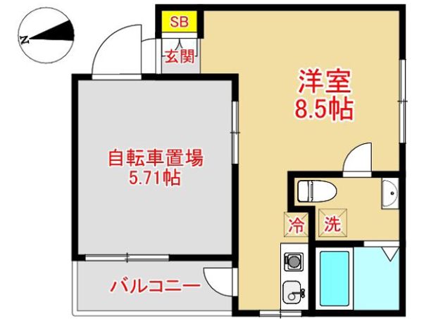 物件○○の間取り図