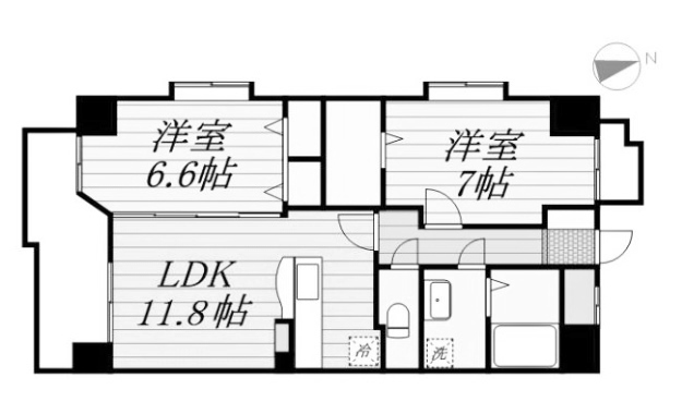 物件○○の間取り図