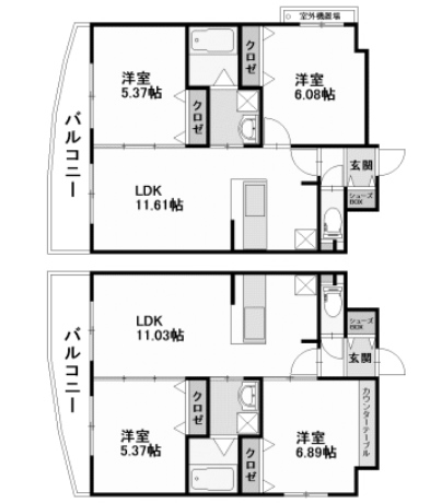 物件○○の間取り図