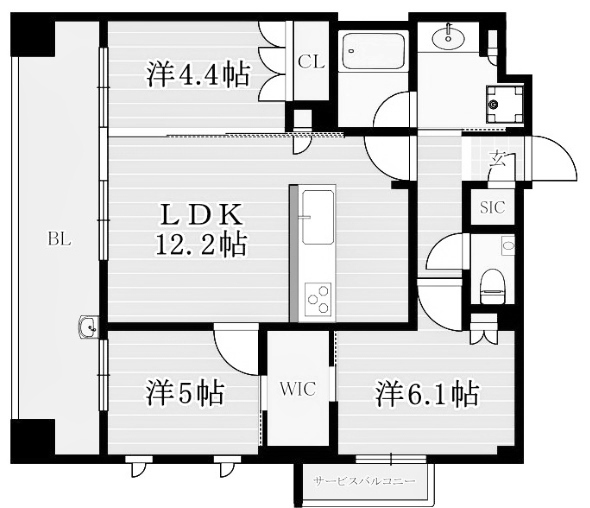 物件○○の間取り図