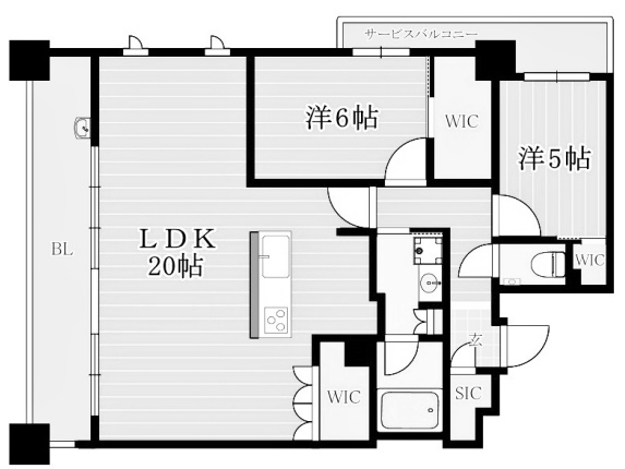 物件○○の間取り図