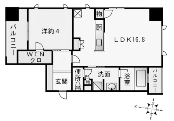 物件○○の間取り図