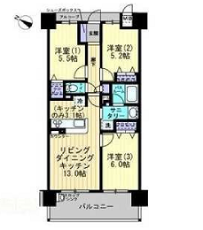 物件○○の間取り図