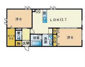 物件○○の間取り図