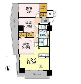 物件○○の間取り図