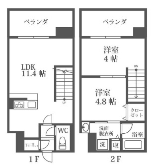 物件○○の間取り図