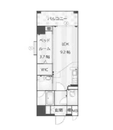 物件○○の間取り図