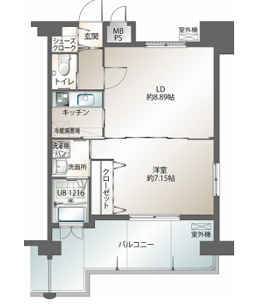 物件○○の間取り図