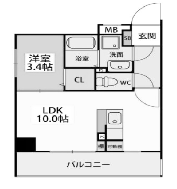 物件○○の間取り図