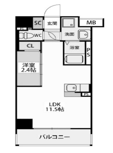 物件○○の間取り図