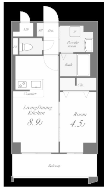 物件○○の間取り図