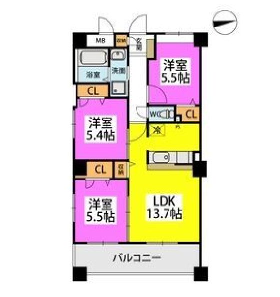 物件○○の間取り図