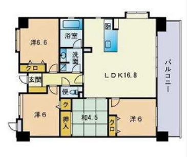 物件○○の間取り図